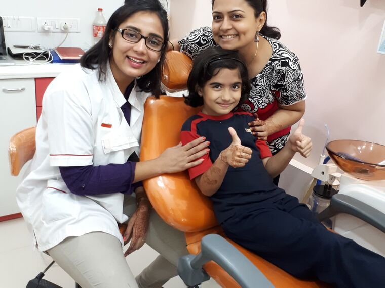 A family after their visit to My Dental Home